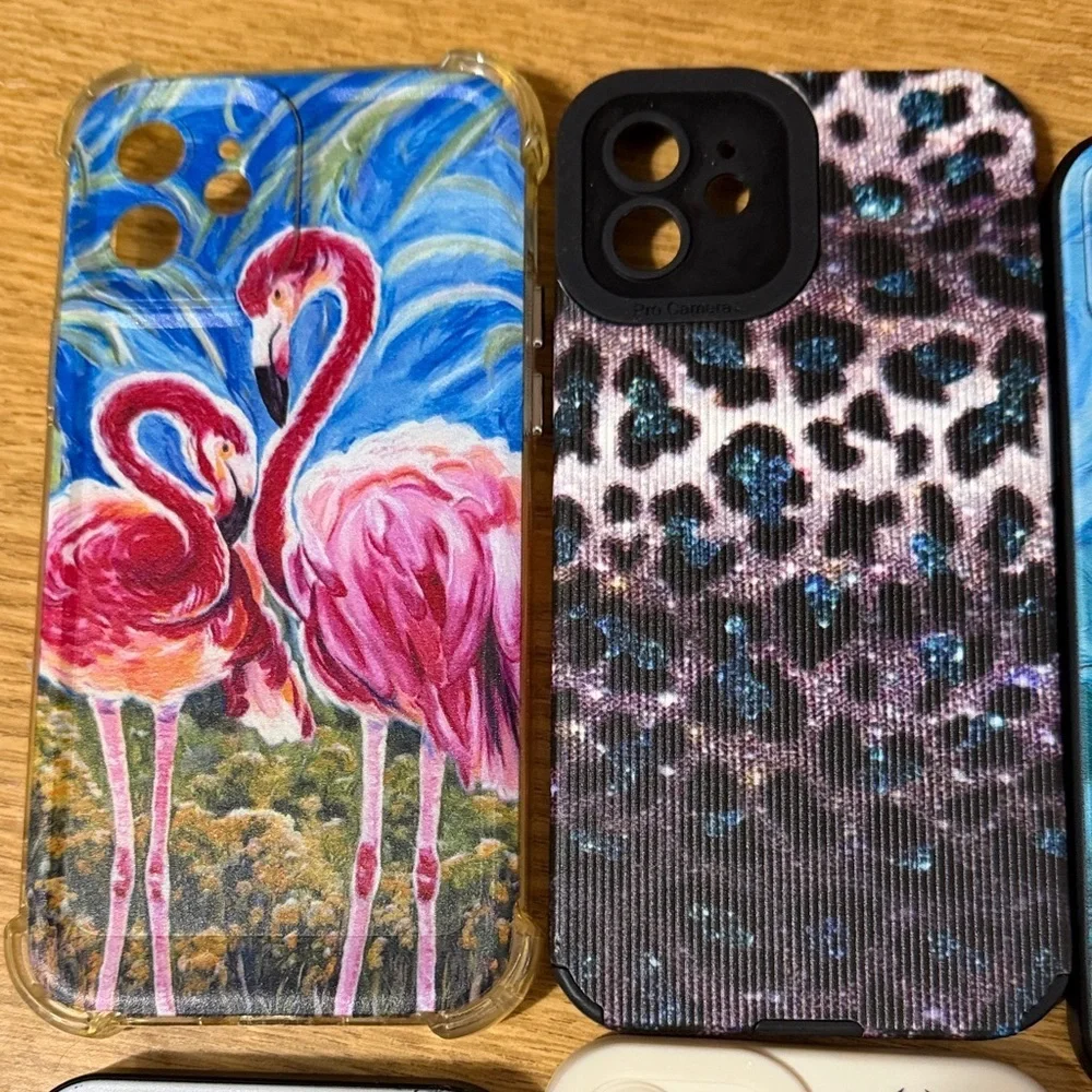 🍭🍭🍭BOGOHO🍭🍭🍭Stylish Patterned IPhone 12 Cases - Multi-ColorLot of 8